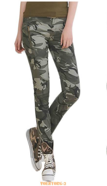 камуфляжные штаны женские арт.820 | Цвет  Woodland