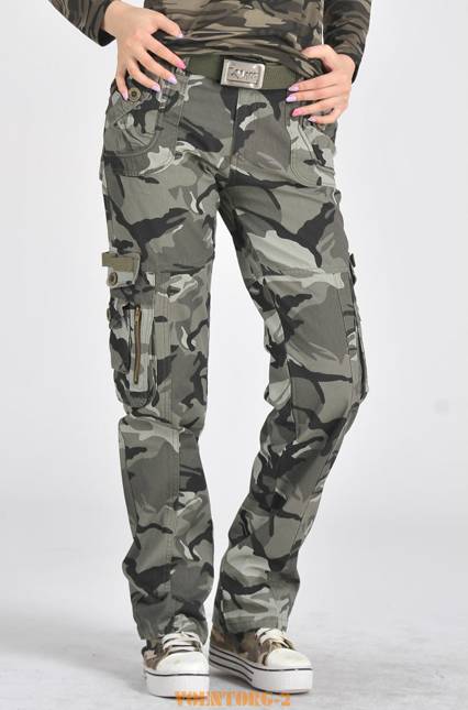 штаны милитари женские арт.870 | Цвет  Woodland
