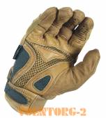 Перчатки тактические Protection Grip leather | Цвет coyote