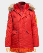 Куртка аляска женская HUSKY Apolloget | Цвет Red